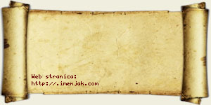 Mina Nikolendžić vizit kartica